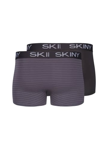 Skiny Boxershort 2er Pack in Grau