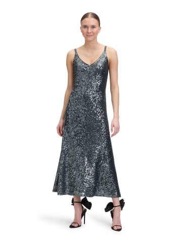 Vera Mont Abendkleid mit Pailletten in Grey Olive