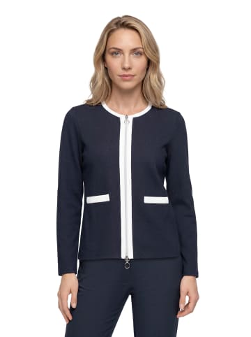 Betty Barclay Shirtjacke mit Struktur in Patch Dark Blue/Cream