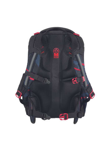 Coocazoo Schulrucksack MATE Lava Lines in schwarz