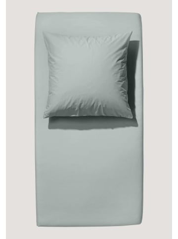 Hessnatur Satin Spannbettlaken in salbei