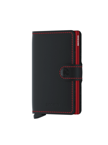 Secrid Miniwallet Black & Red in schwarz