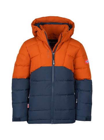 Trollkids Winterjacke "Gryllefjord" in Zimt/Dunkelblau