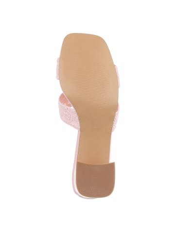 Ital-Design High-Heel Sandalette in Hellrosa