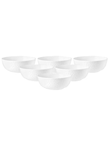 6er Set Foodbowl Nori Home in Weiß ø 20,6 cm