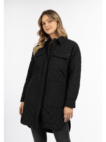 DreiMaster Damen Baumwolljacke Mit Leichter Wattierung in Schwarz