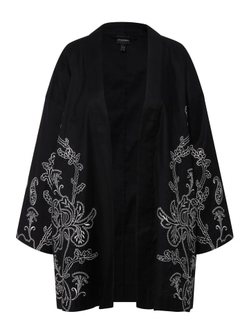 Ulla Popken Kimono in schwarz