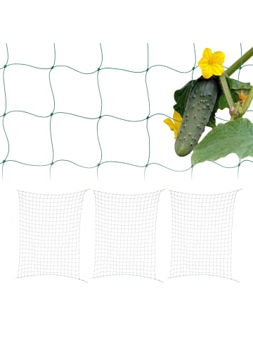 relaxdays 4 x Ranknetz in Grün - (B)270 x (H)180 cm
