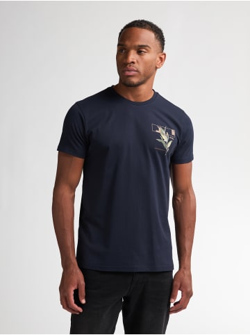 Petrol Industries T-Shirt mit Rückenaufdruck Zion in Blau