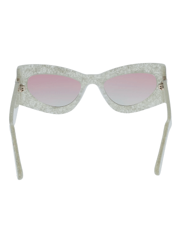 GCDS Unisex Sonnenbrillen Katzenauge Silber