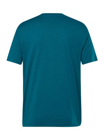 Men Plus Kurzarm T-Shirt in rauchblau