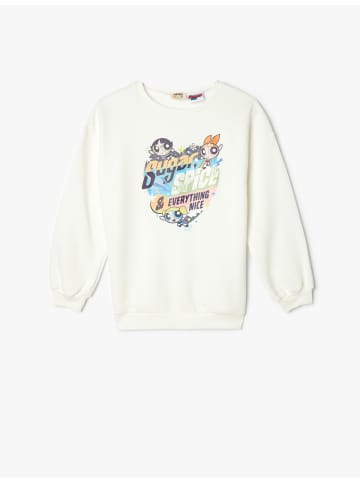 KOTON Sweatshirt in Ekru