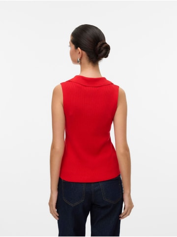 Vero Moda Strickpullover in High Risk Red