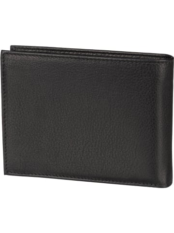 Bugatti Geldbörse Nome Horizontal Wallet with Flap III in Schwarz