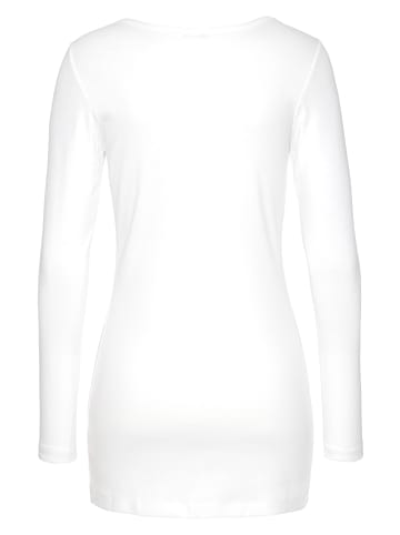 FLASHLIGHTS Langarmshirt in weiß, schwarz