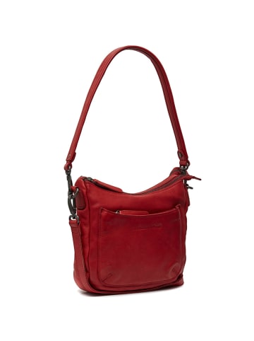 The Chesterfield Brand Caroline Schultertasche Leder 23 cm red
