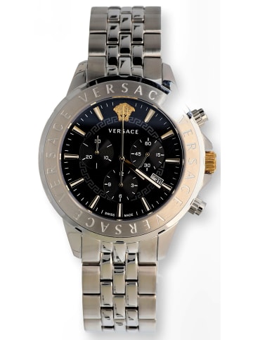 Versace Analoguhr für Herren in silber