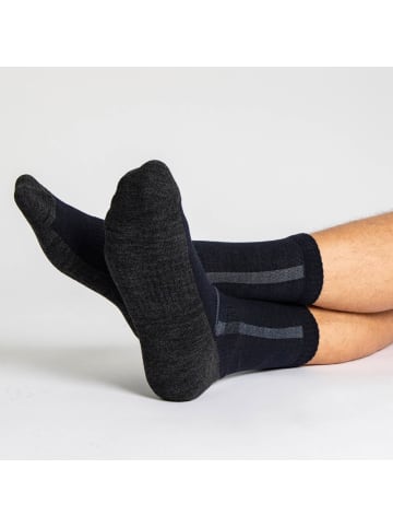 Occulto 3er Pack Wandersocken Reinhold in Schwarz/Navy/Anthrazit