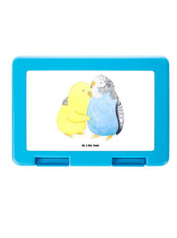 Mr. & Mrs. Panda Bentobox Wellensittich Liebe ohne Spruch in Weiß