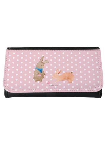 Mr. & Mrs. Panda Portemonnaie für Damen Hasen Muschel ohne Spruch in Rot Pastell