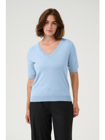 Kaffe Strickpullover KAlizza in Soft Chambray