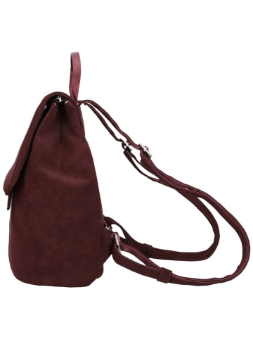 Zwei Rucksack Mademoiselle MR8 in Nubuk-Bordeaux