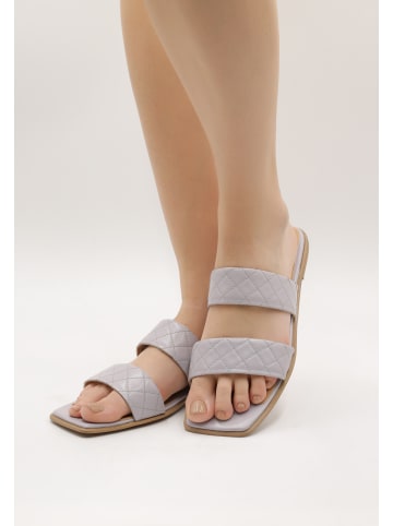 usha WHITE LABEL Ledersandalen in grau