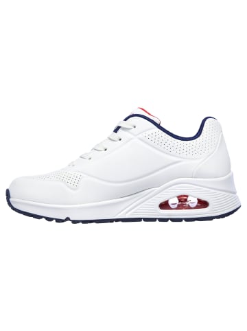 Skechers Sneaker UNO - STAND ON AIR in white/navy/red