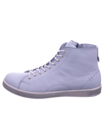 Esgano Damenschnürrstiefel kalt flach  in  Blau