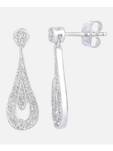Diamant L'éternel Ohrhänger aus 375 Weißgold mit Diamant