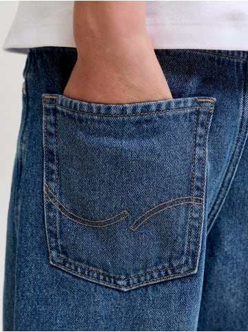 JACK & JONES Junior Baggy-Jeans High Waist Jjialex in blue denim