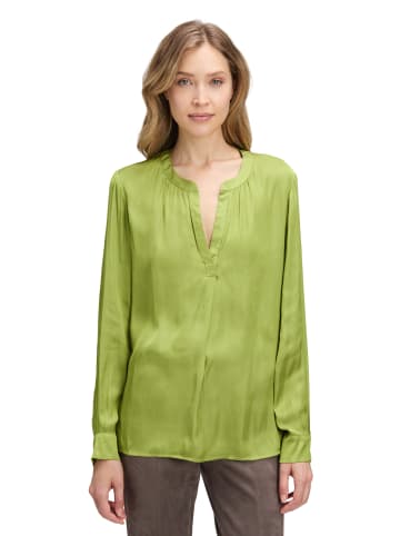 Betty Barclay Satin-Bluse langarm in Fresh Moss