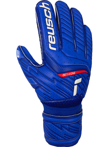 Reusch Torwarthandschuhe Reusch Attrakt Silver Junior in deep blue / deep blue