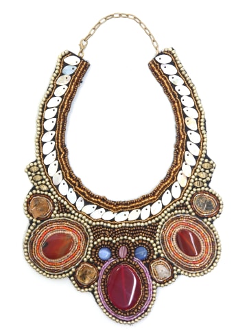 collezione alessandro Opulente Statementkette " Emma " in mehrfarbig