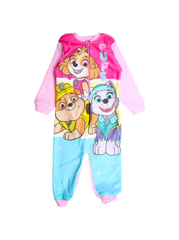 Paw Patrol Overall Fleece Schlafanzug Paw Patrol Skye in Rosa