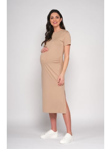 Cool Mama Umstandskleid Basic in Beige