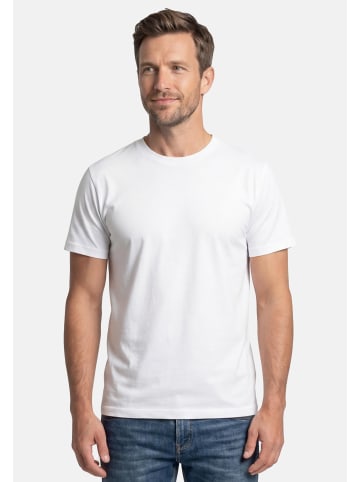 Lerros T-Shirt Basic in Weiß / schwarz