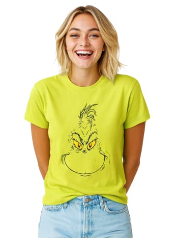 The Grinch The Grinch T-Shirt Oberteil Shirt Top Rundhals Kurzarm in grün