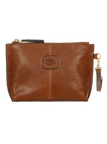 BRIC`s Volterra Clutch Tasche Leder 18 cm in tobacco