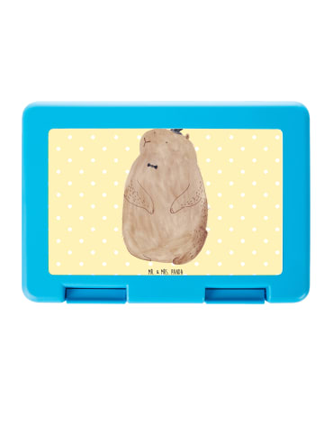 Mr. & Mrs. Panda Bentobox Murmeltier ohne Spruch in Gelb Pastell