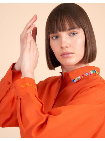 Oilily Linen Kleid Dighton in Rot