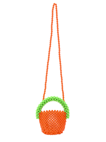 myMo at night Handtasche in Orange Melange