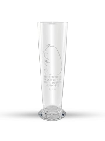 Mr. & Mrs. Panda Weißbierglas Bär Marienkäfer mit Spruch in Transparent