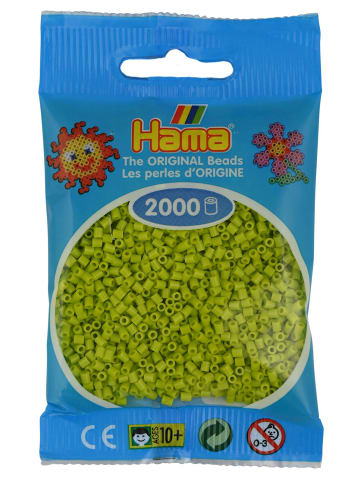 Hama Beutel mit 2000 Mini-Bügelperlen lime - ab 10 Jahren