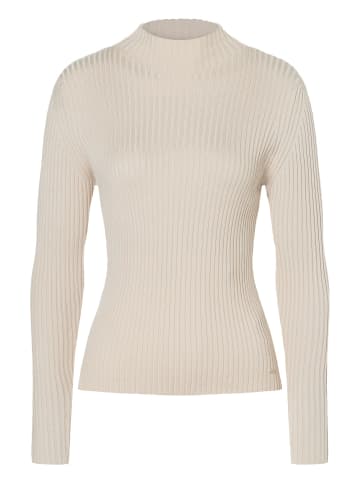 More & More Rippstrickpullover in almond melange