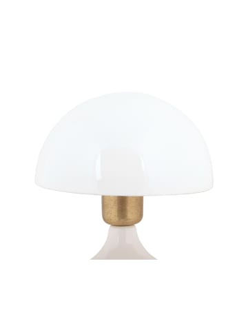 Leitmotiv Tischlampe Pilz BINC in Weiß, Ø 17,5 cm