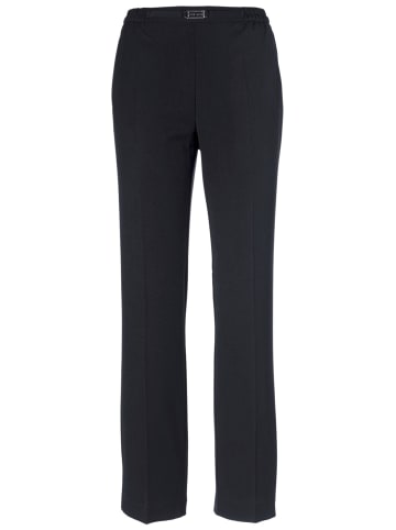GOLDNER Kurzgröße: Edle Professlan-Schlupfhose MARTHA in schwarz