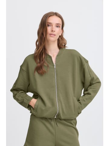 ICHI Sweatjacke in Grün