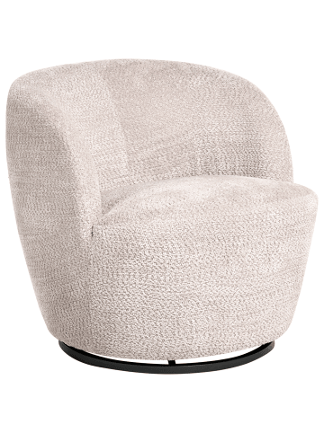 Beliani Sessel KUOLPA in Beige - (W) 67 x (H) 69 x (L) 75 cm