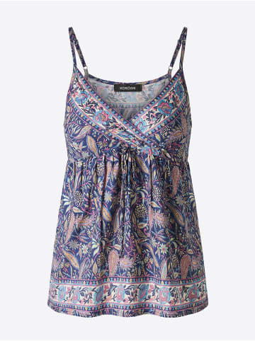 KOROSHI Damen-Tanktop bedruckt in blau